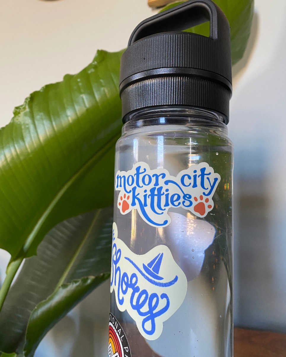 Motor City Kitties Detroit Sticker