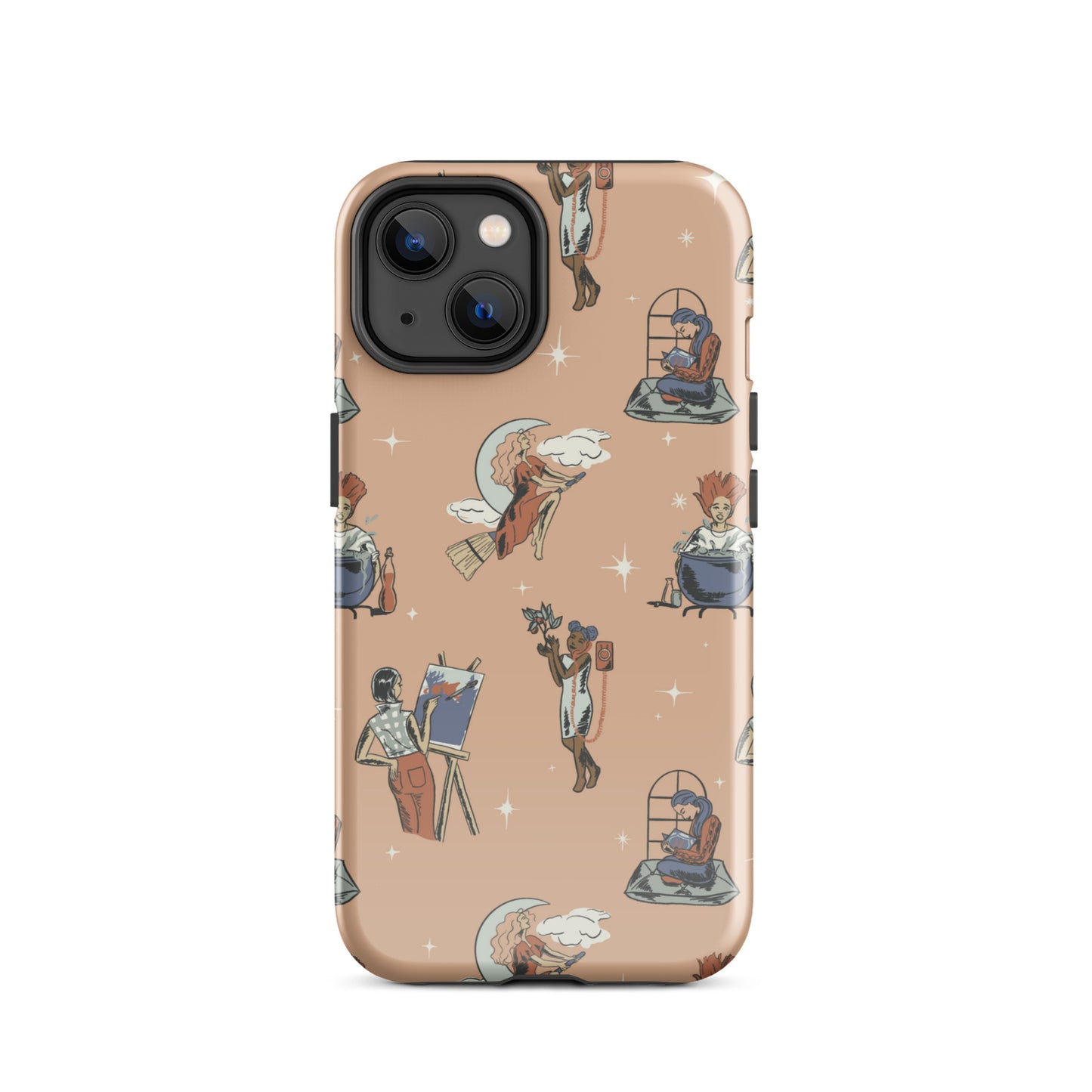 Retro Modern Witch: Halloween Tough Case for iPhone®