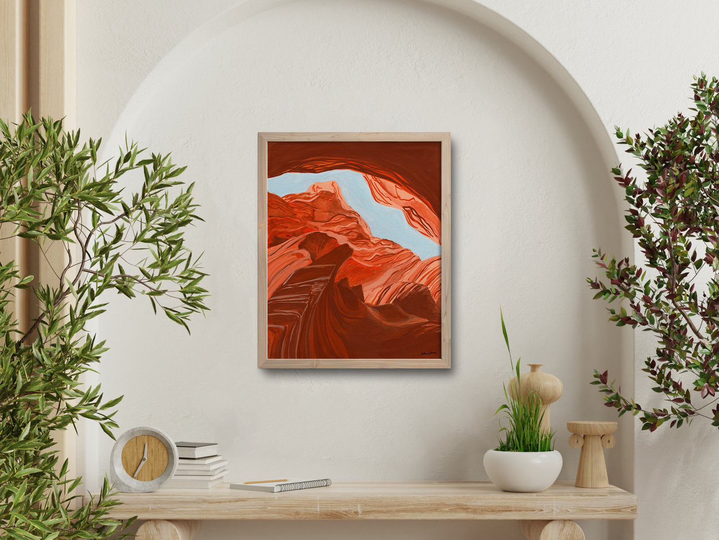 Antelope Canyon Desert Art Print