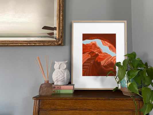 Antelope Canyon Desert Art Print