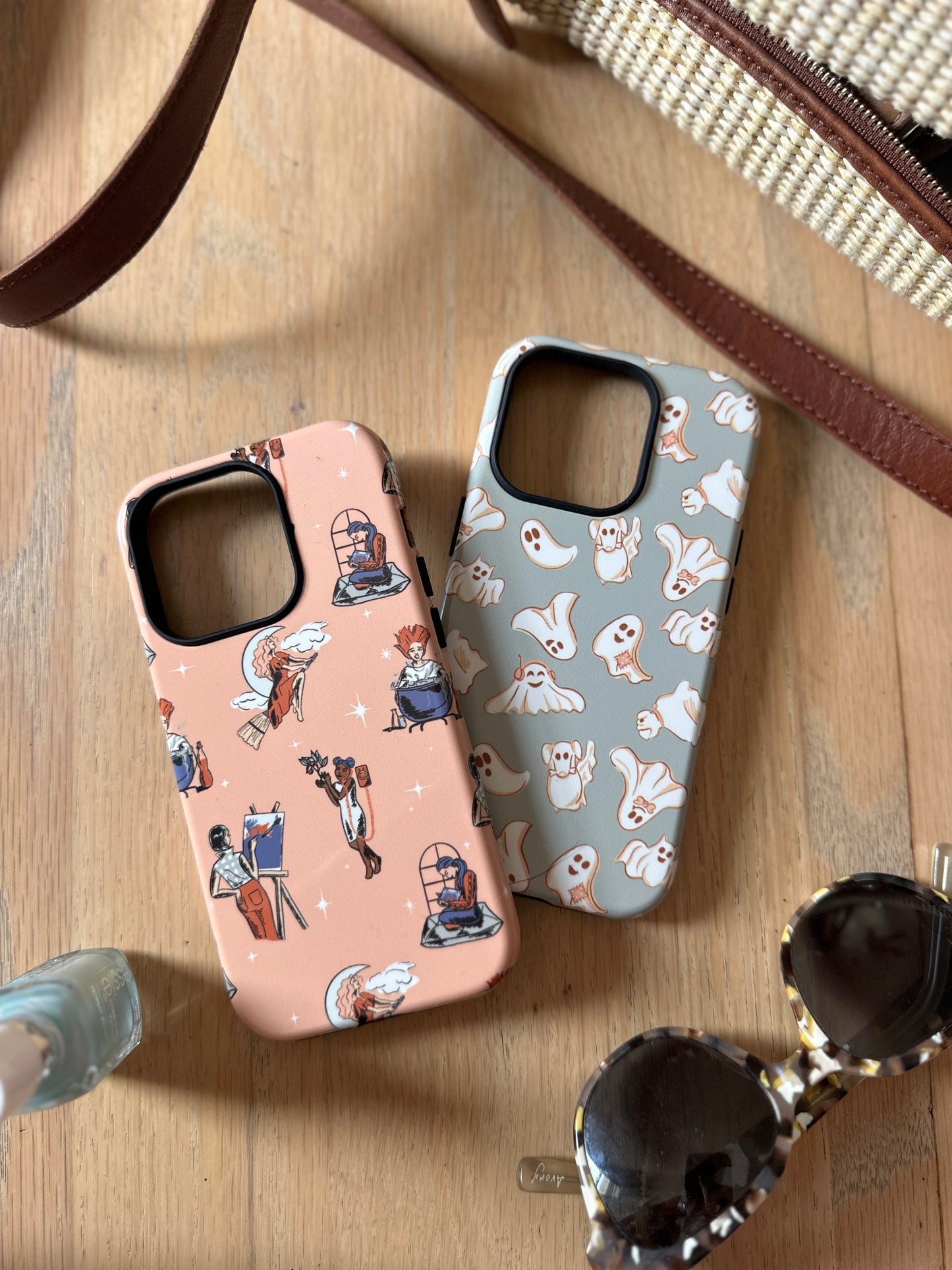Retro Modern Witch: Halloween Tough Case for iPhone®
