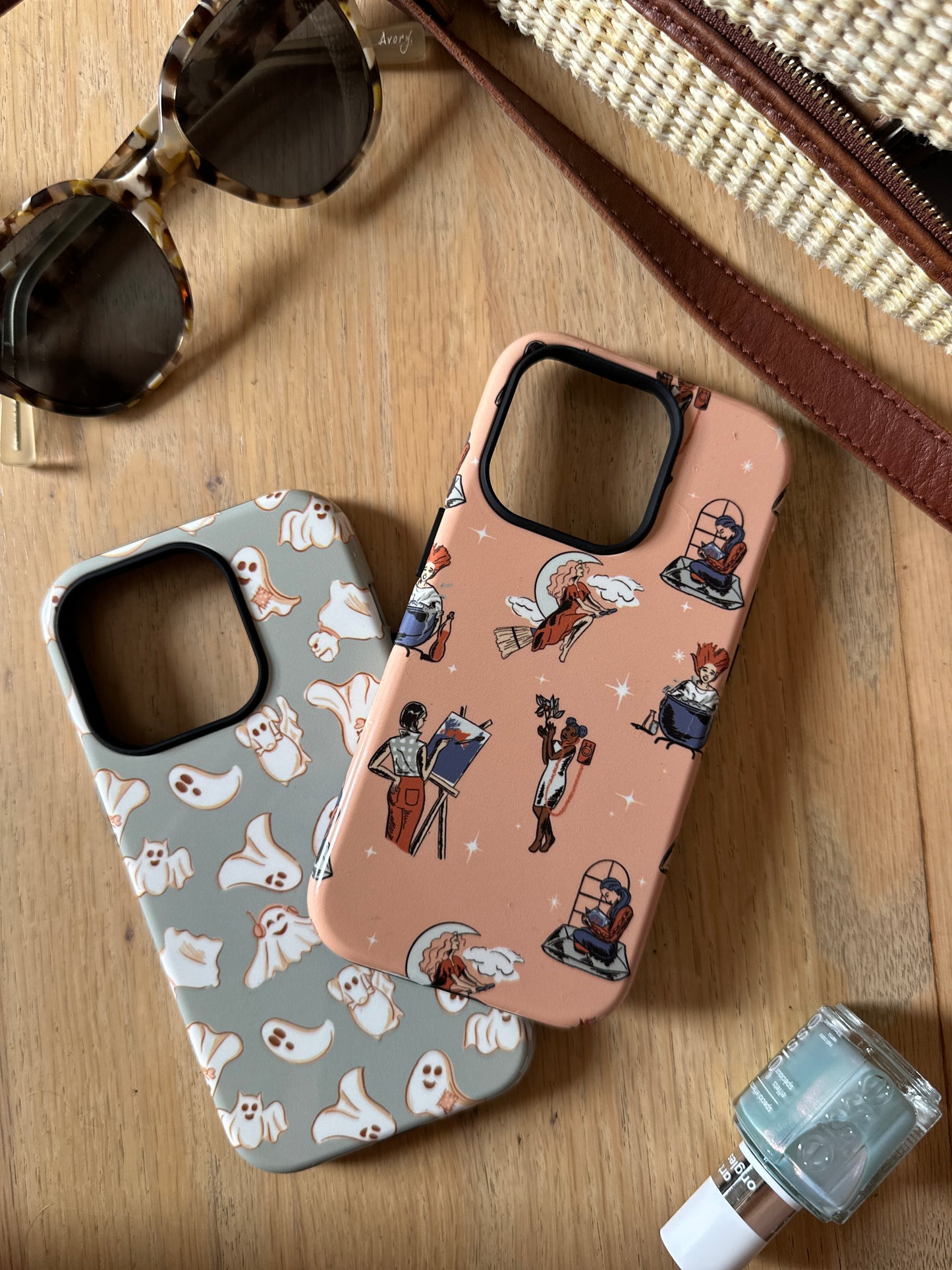 Happy Ghosts: Halloween Tough Case for iPhone®
