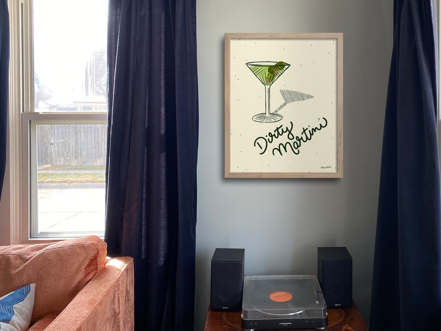 Dirty Martini Art Print