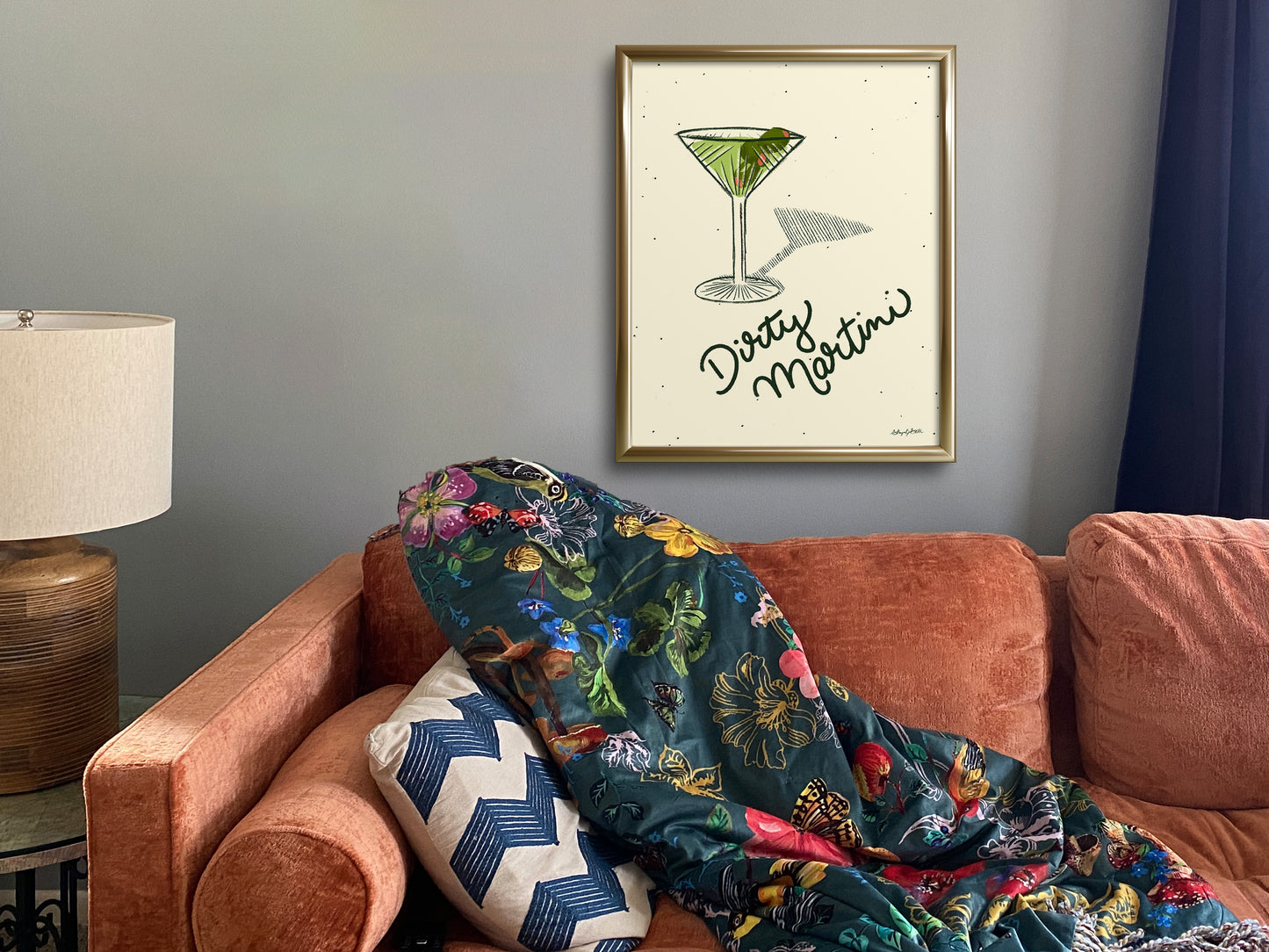 Dirty Martini Art Print