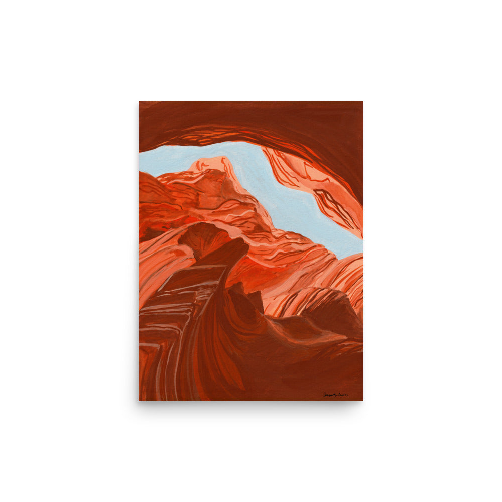 Antelope Canyon Desert Art Print