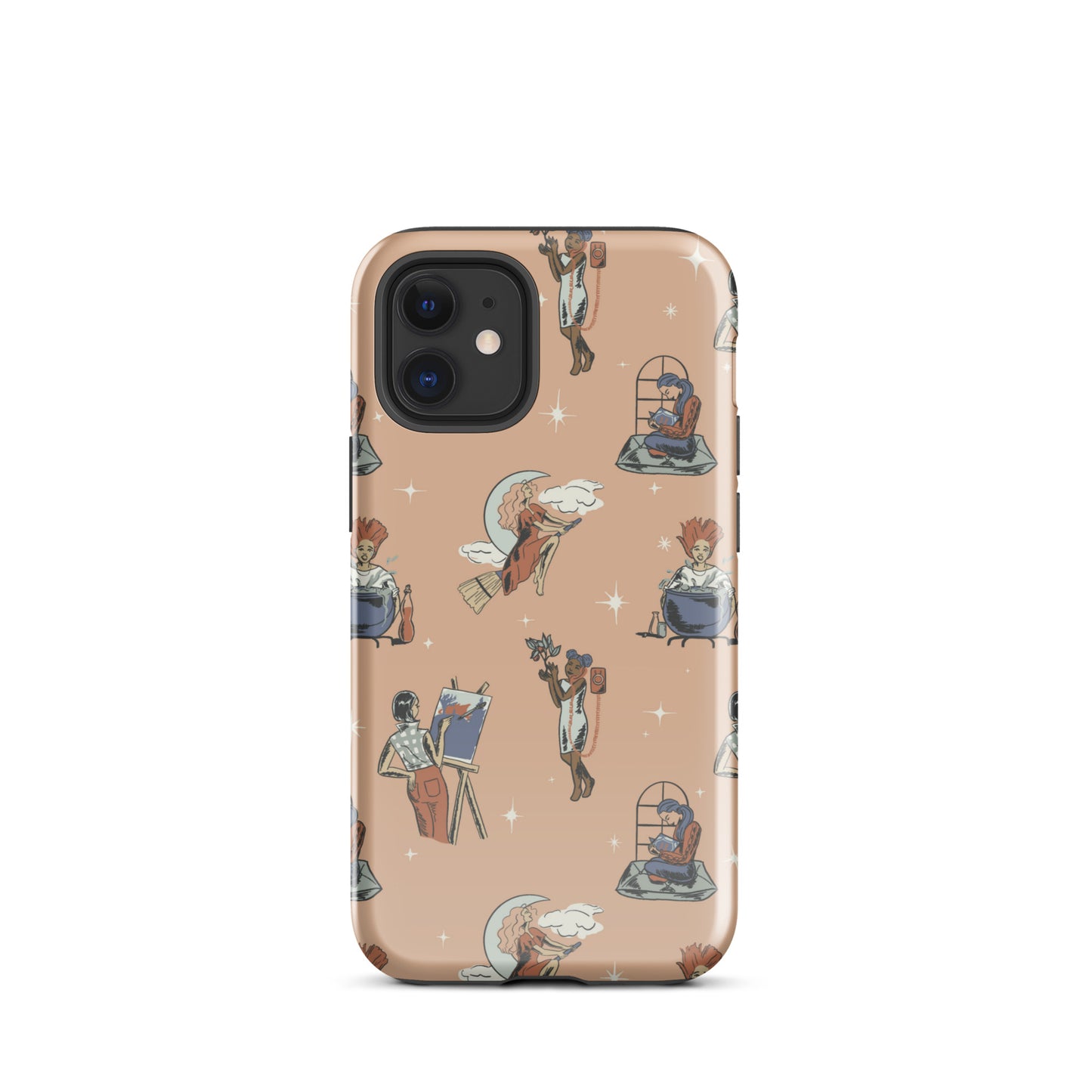 Retro Modern Witch: Halloween Tough Case for iPhone®