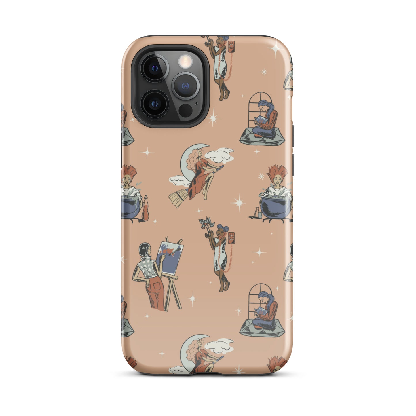 Retro Modern Witch: Halloween Tough Case for iPhone®