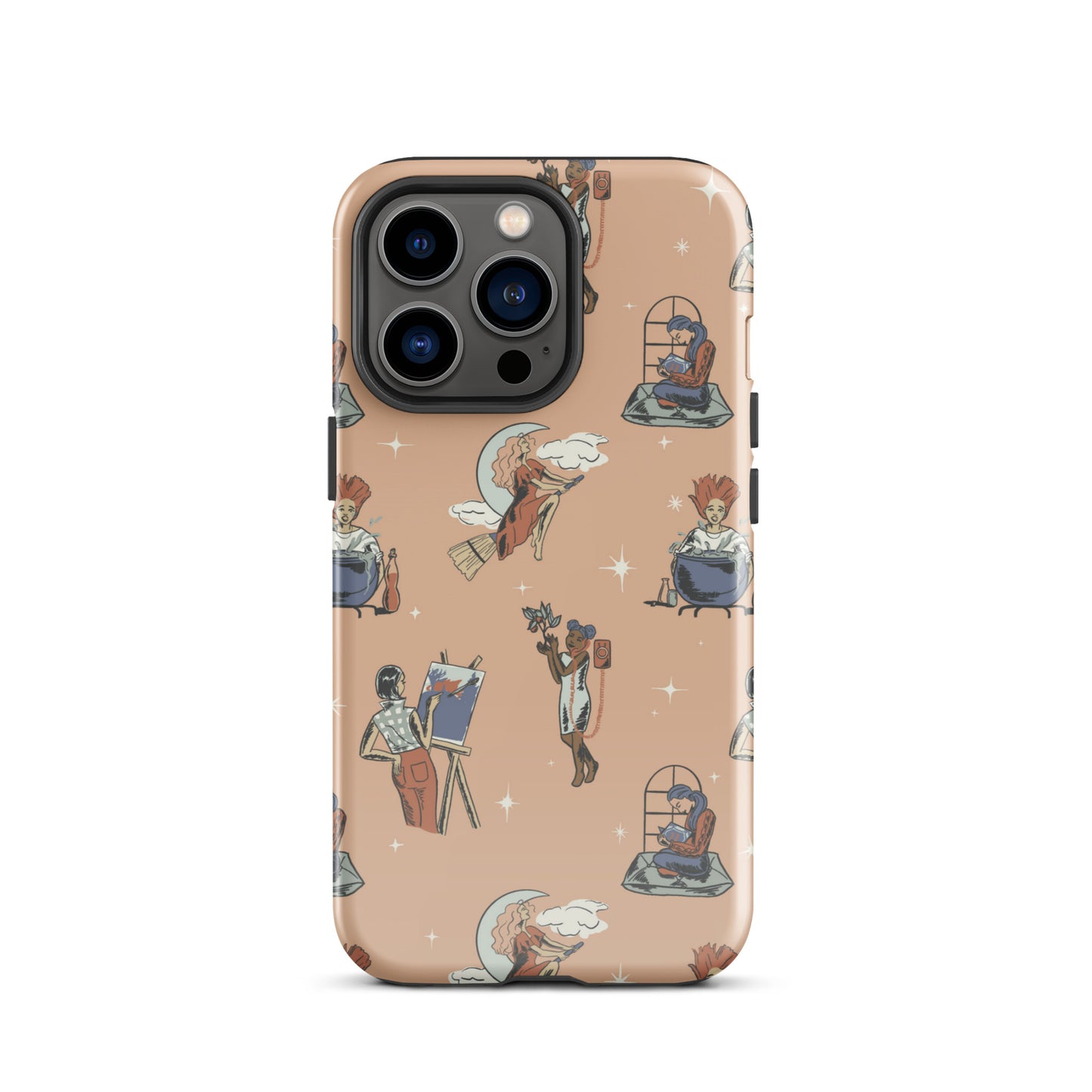 Retro Modern Witch: Halloween Tough Case for iPhone®