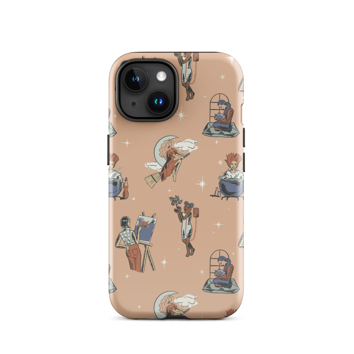 Retro Modern Witch: Halloween Tough Case for iPhone®