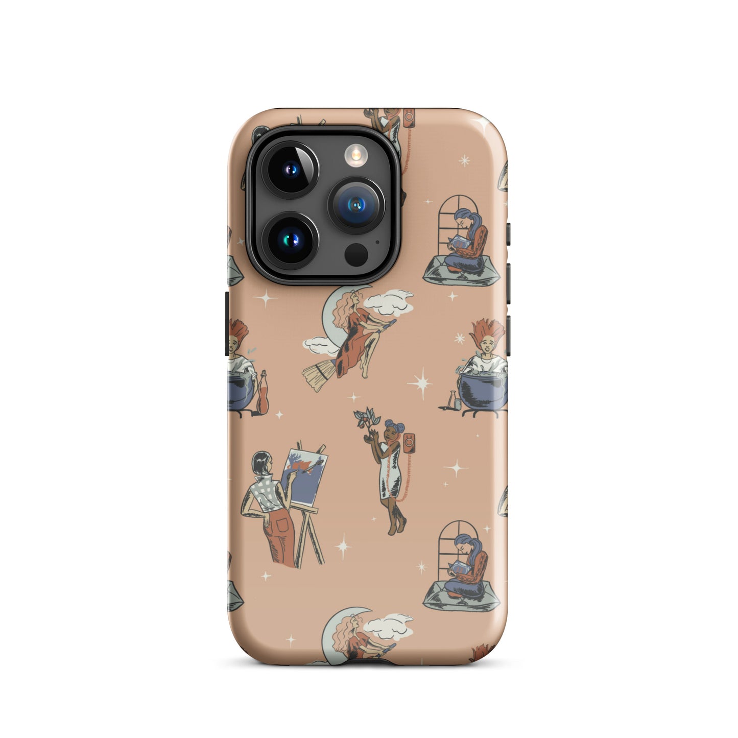 Retro Modern Witch: Halloween Tough Case for iPhone®