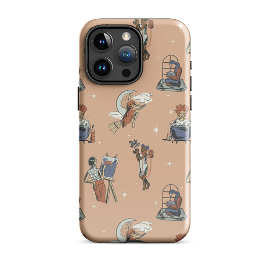 Retro Modern Witch: Halloween Tough Case for iPhone®